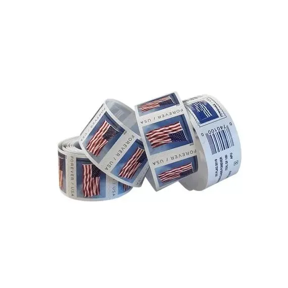 U.S Flag 2019 Forever Stamps Roll Of 100
