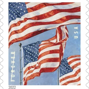 U.S Flag 2022 Forever Stamps Booklet Of 100