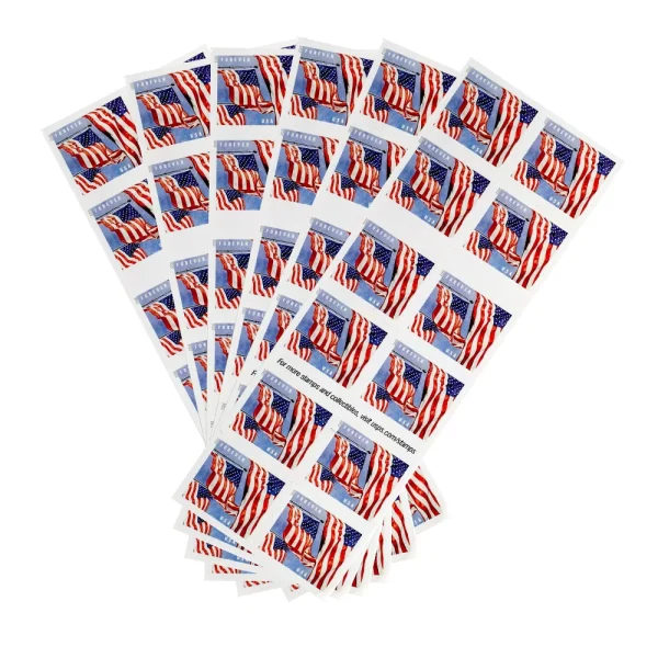 U.S Flag 2022 Forever Stamps Booklet Of 100