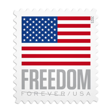 U.S Flag 2023 Forever Stamps Roll Of 100