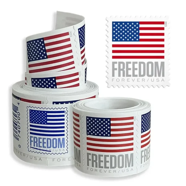U.S Flag 2023 Forever Stamps Roll Of 100