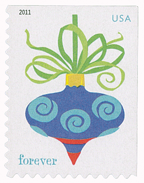 2011 "Holiday Baubles" Forever Stamps Booklets
