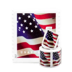 U.S Flag 2017 Forever Stamps Roll Of 100