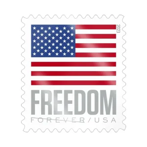 U.S Flag 2023 Forever Stamps Booklet Of 100