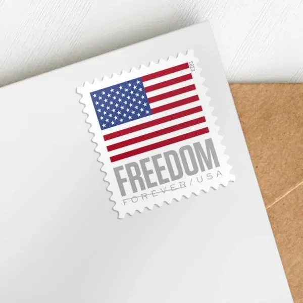 U.S Flag 2023 Forever Stamps Booklet Of 100