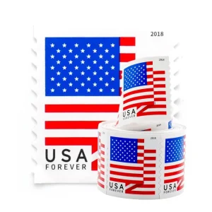 U.S Flag 2018 Forever Stamps Roll Of 100