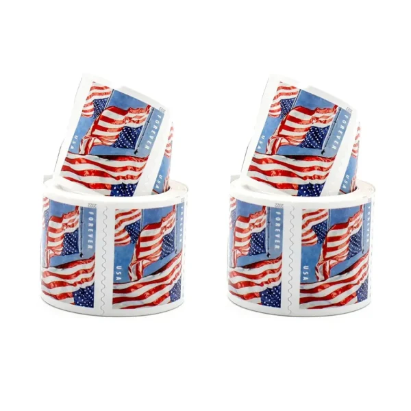 U.S Flag 2022 Forever Stamps Roll Of 100