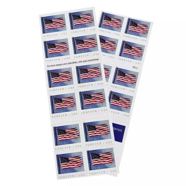U.S Flag 2019 Forever Stamps Booklet Of 100