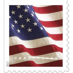 U.S Flag 2017 Forever Stamps Booklet Of 100