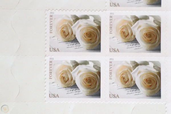 2011 "Wedding Roses" Forever Stamp 100pcs