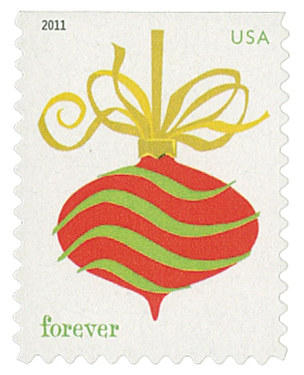 2011 "Holiday Baubles" Forever Stamps Booklets