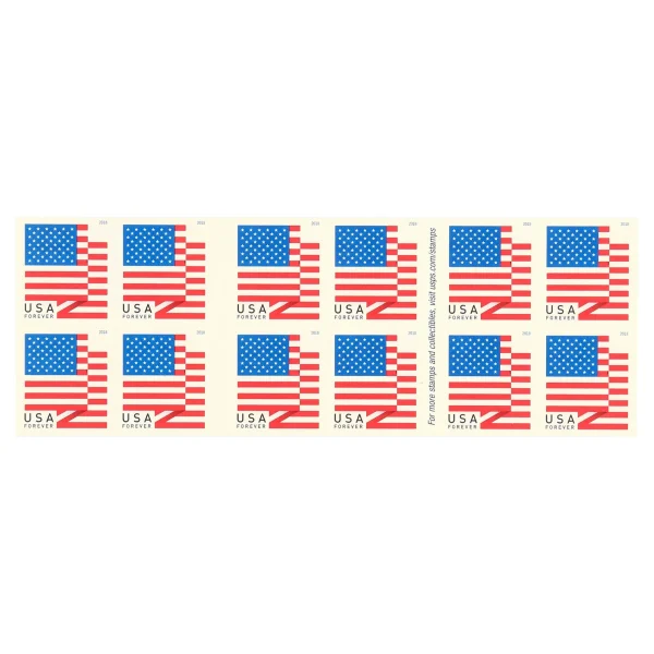 U.S Flag 2018 Forever Stamps Booklet Of 100