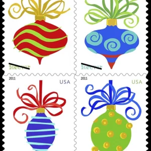 2011 "Holiday Baubles" Forever Stamps Booklets