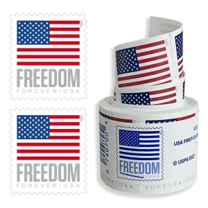 U.S Flag 2023 Forever Stamps Roll Of 100