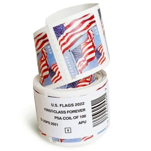 U.S Flag 2022 Forever Stamps Roll Of 100
