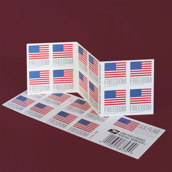 U.S Flag 2023 Forever Stamps Booklet Of 100