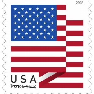 U.S Flag 2018 Forever Stamps Booklet Of 100
