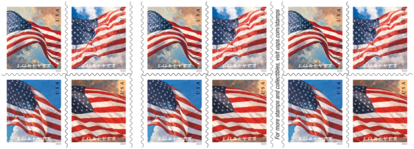 U.S Flag 2024 Forever Stamps Booklet Of 100