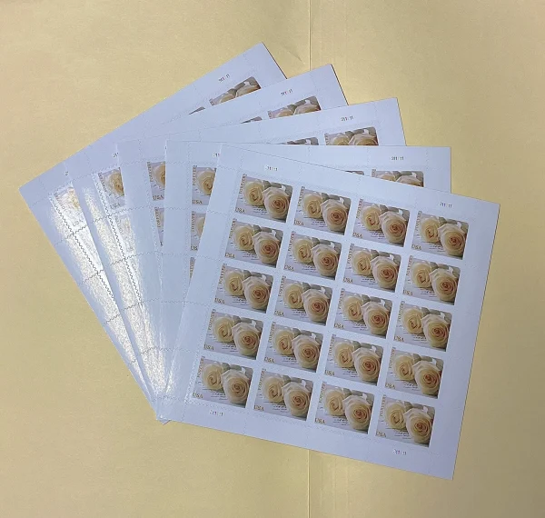 2011 "Wedding Roses" Forever Stamp 100pcs