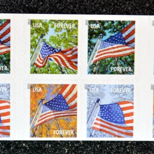 A Flag For All Seasons 2013 Forever Stamps Booklet Of 100