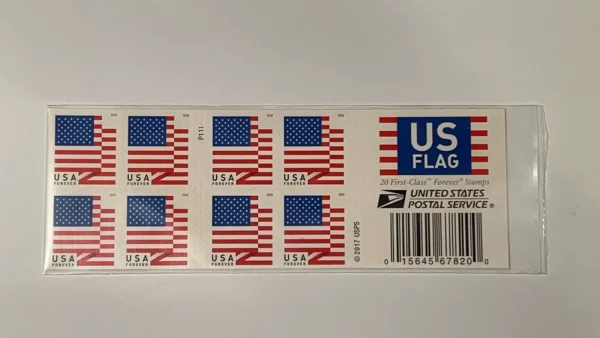 U.S Flag 2017 Forever Stamps Booklet Of 100