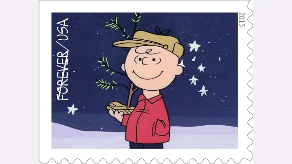 2015 "A Charlie Brown Christmas" Forever Stamps 100pcs
