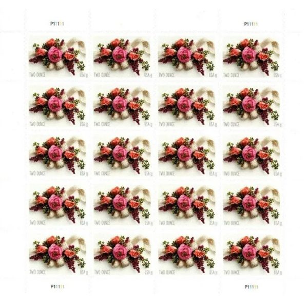 2020 "Garden Corsage" 2-ounce Forever Stamps 100pcs