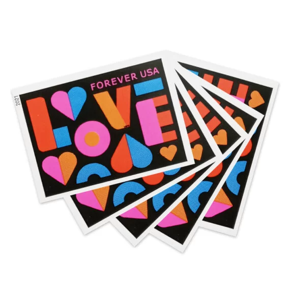 Love 2021 Forever Stamps 100pcs
