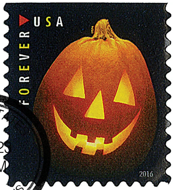 2016 "Jack-O'-Lanterns" Forever Stamps 100pcs