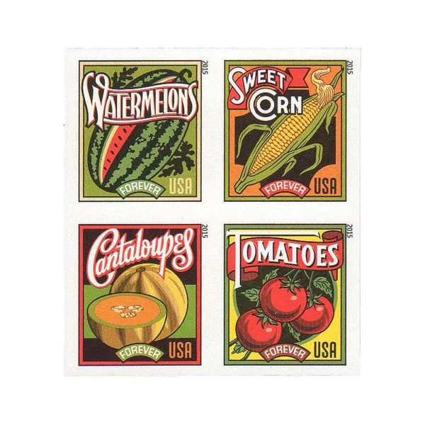 2015 "Summer Harvest" Forever Stamps 100pcs