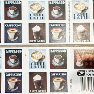 2021 "Espresso Drinks" Forever Stamps 100pcs