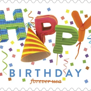 2021 "Happy Birthday" Forever Stamps 100pcs