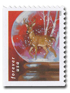 2023 "Snow Globes" Forever Stamps 100pcs