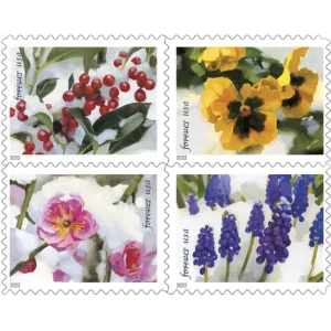 2022 "Snowy Beauty" Forever Stamps 100pcs