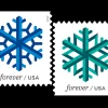 2015 "Geometric Snowflakes" Forever Stamps 100pcs