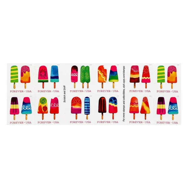 2018 “Frozen Treats” Forever Stamps 100pcs