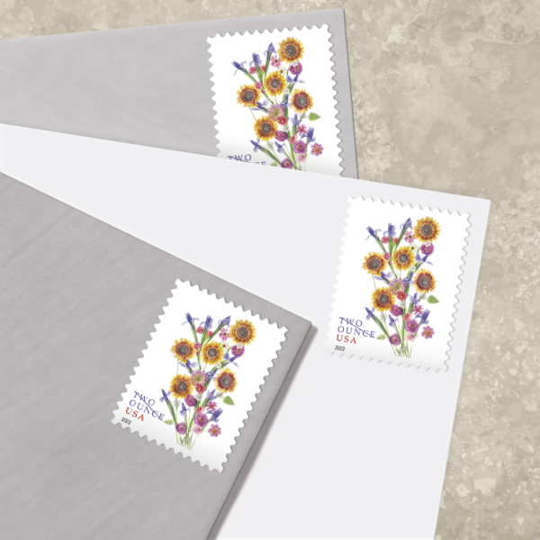 2022 "Sunflower Bouquet" 2-ounce Forever Stamps 100pcs