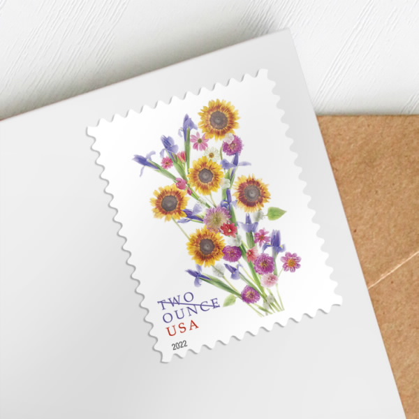 2022 "Sunflower Bouquet" 2-ounce Forever Stamps 100pcs