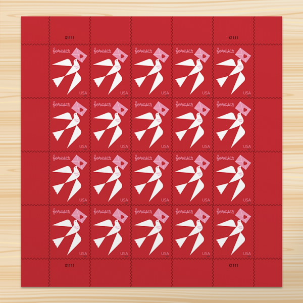 Love 2024 Forever Stamps 100pcs