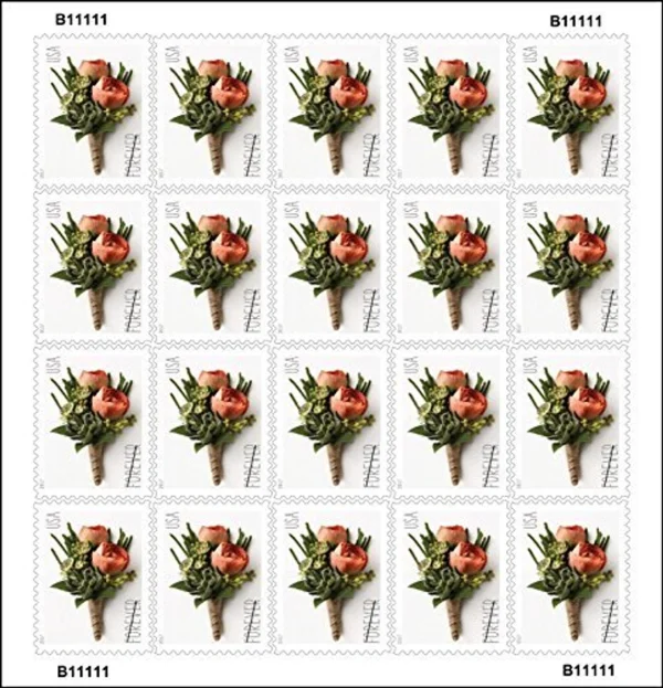 2017 "Celebration Boutonniere" Forever Stamps 100pcs