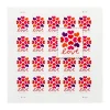 2019 "Hearts Blossom" Forever Stamps 100pcs