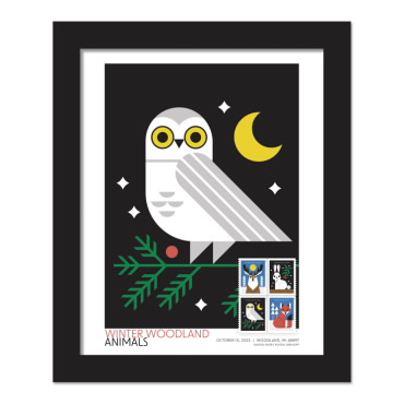 2023 "Winter Woodland Animals" Forever Stamps 100pcs