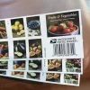 2020 "Fruits and Vegetables" Forever Stamps 100pcs
