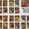 2020 "Fruits and Vegetables" Forever Stamps 100pcs