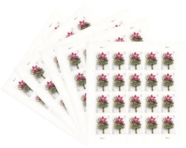 2020 "Contemporary Boutonniere" Forever Stamps 100pcs
