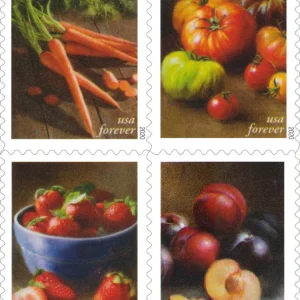 2020 "Fruits and Vegetables" Forever Stamps 100pcs