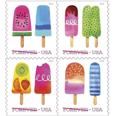 2018 “Frozen Treats” Forever Stamps 100pcs