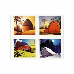 2021 Barns Postcard Rate Stamps 100pcs
