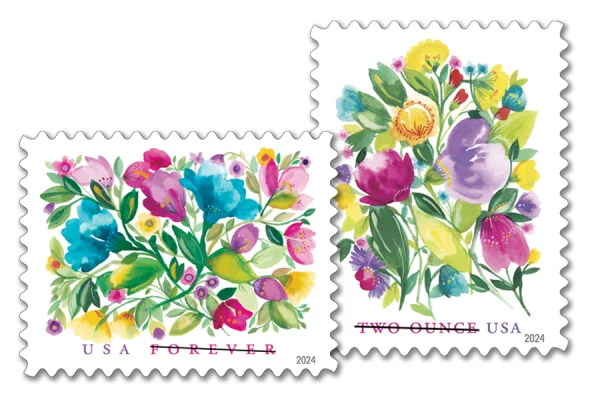 2024 "Celebration Blooms" Forever Stamps 100pcs