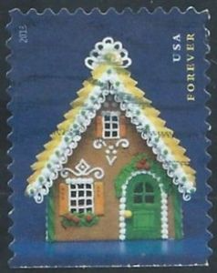 2013 "Gingerbread Houses" Forever Stamps 100pcs